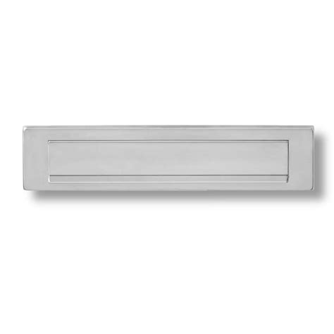 brushed steel letter box|letter flap for post box.